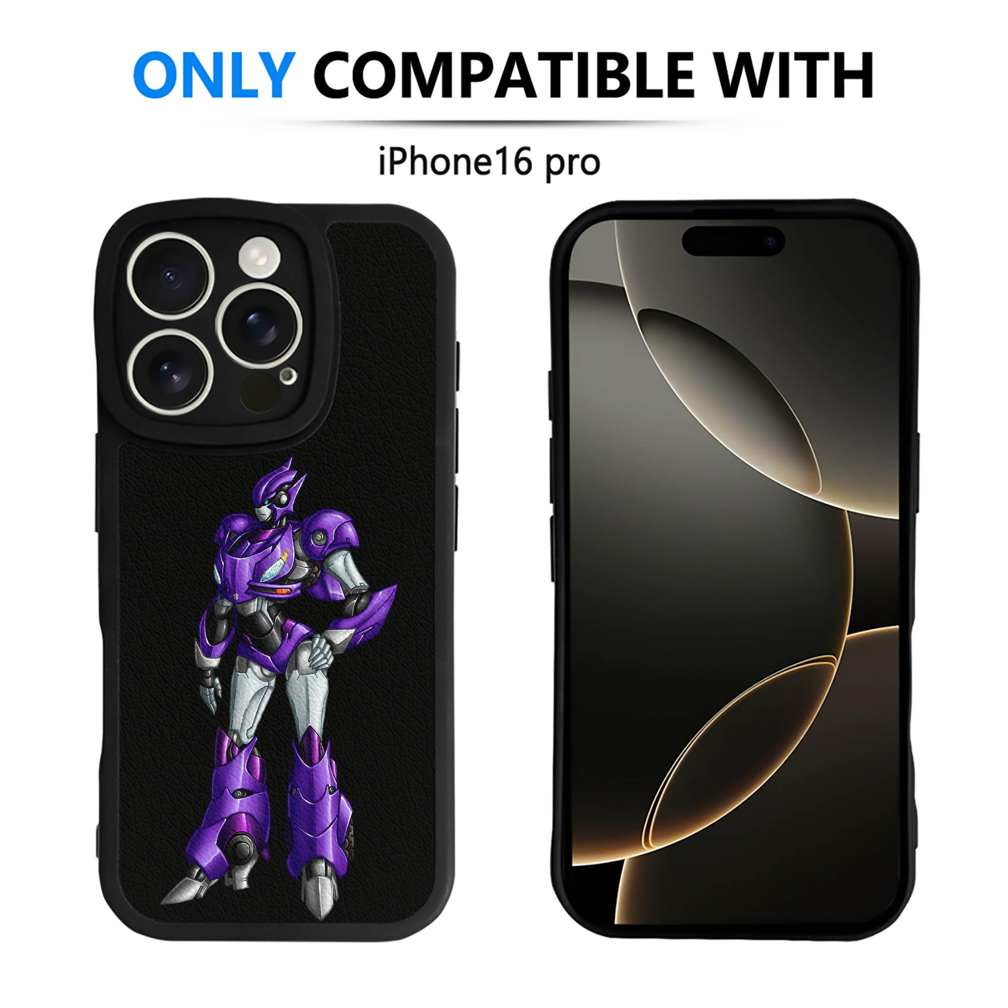 （画像用）  【iPhone 16シリーズ対応】シリコンスマホケース（レザー調） 材質：シリコン